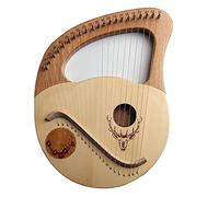21 String Lyre Harp In Legno Massello In Legno Massello In Mogano, Portatile Hard Mahogany Harpa Con Chiave Tuning, Regalo For Gli Amanti Della Musica For Principianti For Bambini Adulti