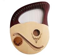 21 String Lyre Harp In Legno Massello In Legno Massello In Mogano, Portatile Hard Mahogany Harpa Con Chiave Tuning, Regalo For Gli Amanti Della Musica For Principianti For Bambini Adulti