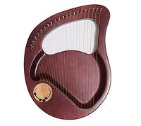21 String Lyre Harp, Strumento In Legno Massello Di Mogano, Con Chiave A Tuning, Stringa Di Ricambio, Manuale Di Istruzioni In Inglese, Per Adulti Amanti Dei Principianti Per Bambini (Color : Red)