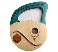 21 Stringa Lyre Harp In Legno Massello In Legno Di Mogano In Legno Massello, Portatile Hard Mahogany Harpa Con Chiave Di Tuning, Regalo Per Principianti Amanti Della Musica Per Bambini Adulti