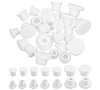 21 tappi in silicone per saliera e pepe, tappi rotondi riutilizzabili da 1/5 a 5/8 pollici, 10, 11, 12, 13, 14, 15, 16 mm