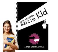 21 x 14 cm 2 Syles Just Between You And Me Kid, Diario di comunicazione per genitori e bambini, Just Between You And Me Kid Journal, Giornale avanti e indietro, per genitori e bambini costruiscono