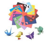 210 Fogli Di Carta Pieghevole Quadrata Per Fai Da Te, Fogli Di Carta Per Origami Colorata Fronte-Retro, Cartas Colorata Quadrata, Cartas Pieghevole Double Face, Per Bambini,Fai Da Te, Scuola