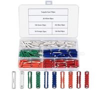 210 Pezzi Kit Fusibili Siluro per Auto; 5A/8A/10A/16A/25A Sostituzione Assortime