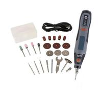 21000rpm USB Cordless Rotary Tool Mini Trapano Penna For Incisione Elettrico Wireless Con Accessori Set Fai Da Te Controlli Semplici E Intuitivi(Gray Set)
