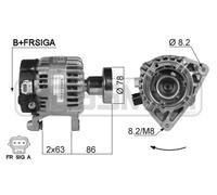 ERA Alternatore Generatore 90A 14V per Ford Fuoco Torneo 1.8 TDCI