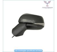 210304Kpy Derb Specchio Retrovisore Sx Sinistro Calotta Nera Da Verniciare - 12