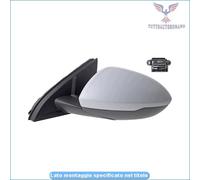 210304Kq5 Derb Specchio Retrovisore Sx Sinistro Vetro Asf. Calotta Da Verniciar