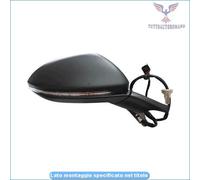 210304Kqn Derb Specchio Retrovisore Sx Sinistro Vetro Asf. 8+2 Pin Calotta Da V