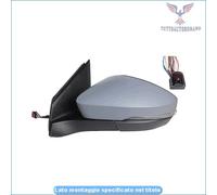 210304Ks7 Derb Specchio Retrovisore Sx Sinistro Vetro Asf. Calotta Da Verniciar