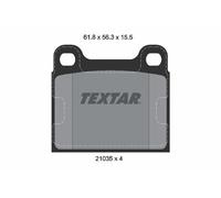 2103501 TEXTAR Kit pastiglie freno, Freno a disco per MERCEDES-BENZ
