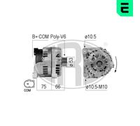 210771A ALTERNATORE MARCA ERA PER BMW SPEDIZIONE INCLUSA