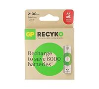 210AAHCE Batt: Ni-MH AA 1,2 V 2100 mAh ReCyko Ready2Use 6 pz. GP