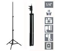 210cm Treppiede Tripod Fotocamera Luce Actioncam Webcam Stand Supporto 2m Studio