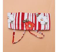 210x16 cm Vintage Pattern Fringed Lace-Up Yukata Belt a strisce Ladies