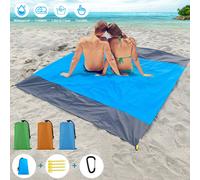 210x200 cm Coperta da spiaggia Tappetino da spiaggia antisabbia Coperta da picnic leggera per viaggi Escursionismo Tappetino da campeggio all'aperto Tappetino impermeabile