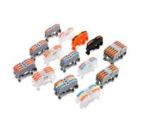 211 511 Tipo su guida DIN Connettore rapido for collegamento cablaggio cablaggio Terminale a pressa invece della morsettiera UK2.5B(211-2P-T,3 PCS)