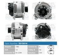 211 CV Alternatore per VW Touareg 7LA, 7L6, 7L7 3.0 TDI KW 155 CV 211