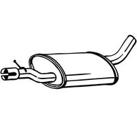 BOSAL 233-545 Marmitta centrale