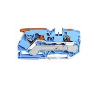 2110-5204 Connettori: binari - 05-16 mm² Vie: 1 morsetti: 2 blu push-in WAGO