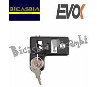 21100 EVOK COPERCHIO DEVIO LUCI CARBONIO CON COMMUTATORE CHIAVE VESPA 50 SPECIAL