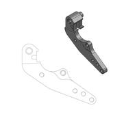Moto-master 298 Mm Gasgas/husaberg/husqvarna/ktm 211057 Brake Caliper Relocating Bracket Nero