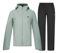 2117 of Sweden Jacks 2.5L, Completo antipioggia, donna, verde/nero