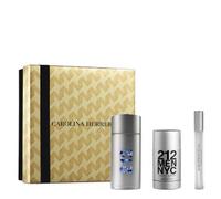 212 Men NYC C. Herrera - Cofanetto Regalo 100 ml, Deo Stick 75 ml + Travel 10 ml