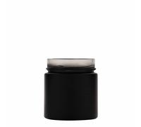 212 ml Vasetto cilindrico 'Aurora', vetro, nero, imboccatura: Twist-Off Deep (DTO 66)