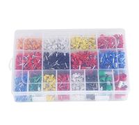 2120 Pz Terminali Pin Strumenti di Protezione del Cavo Filo di Rame Connettore a Crimpare Terminale Isolato 22AWG-5AWG