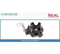 21201431OE REAL Supporto, Spazzole in carbone
