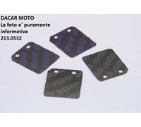 213.0532 SET LAMELLE IN CARBONIO POLINI PEUGEOT : JET FORCE 50 CARBURATORE