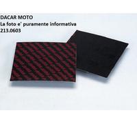 213.0603 SET LASTRE IN FIBRA DI CARBONIO MM.110X100 SP.0,45 POLINI
