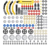 213 Pezzi Technic Parts Ingranaggi Set di Assi Set di Pezzi di Ingegneria Gears-Axle-Pin-Connector Parti Tecniche Trasmissione Attrezzature Compatibile con Lego Technic