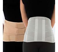 2132 Elcross Lux Corsetto Semirigido lombosacrale con rinforzi paravertebrali e tiranti pelvici (GRIGIO, Large circonferenza bacino 105-115 cm)