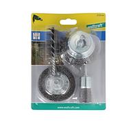 2133000 spazzola 4 pz filo - WOLFCRAFT