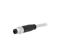 21348000380010 Connettore: M8 maschio PIN: 3 dritto con spina di linea HAR