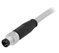 21348000481015 Connettore: M8 maschio PIN: 4 dritto con spina di linea HAR