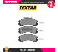 2136301 Kit pastiglie freno anteriore (MARCA TEXTAR)..