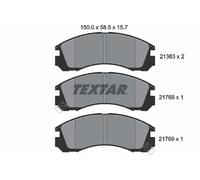 2136301 TEXTAR Kit pastiglie freno, Freno a disco per CHANGFENG,CITROËN,DODGE,MI