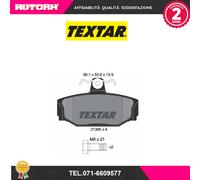 2138501 Kit pastiglie freno a disco post (MARCA TEXTAR)