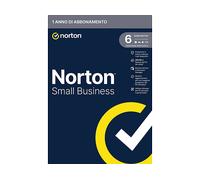 Norton Small Business | Protezione antivirus per piccole imprese e small office | 6 dispositivi | Licenza di 1 anno