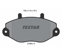 2146901 TEXTAR Kit pastiglie freno, Freno a disco per FORD,FORD (JMC),FORD AUSTR