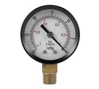 (2148)Manometro - 0 - -30inhg 0 - -1 Bar Mini Manometro a quadrante per pressione dell'aria Barometro