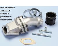 215.0118 COLLETTORE CARBURATORE MONOLAMELL CARB.CP POLINI VESPA 125 PRIMAVERA 2T
