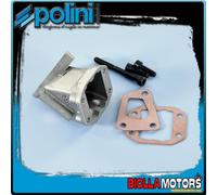 215.0235 SUPPORTO COLLETTORE ASPIRAZIONE POLINI PIAGGIO VESPA 125 2T PK 3 FORI M
