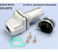 215.0272 COLLETTORE ASP. MONOLAM CARB.PWK POLINI PIAGGIO APE 50 FL 6 MOLLE