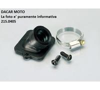 215.0405 COLLETTORE CARBURATORE D19 DIRITTO POLINI DERBI : GP1 50 2001-2003
