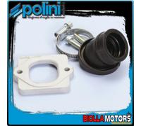 215.0431 COLLETTORE ASPIRAZIONE POLINI EVO D.30 PIAGGIO NRG, NTT, MC2 PHBG 19 -