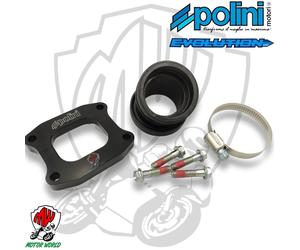 215.0455 COLLETTORE ASPIRAZIONE POLINI EVO D.38 PIAGGIO LIBERTY 50 2T 2008